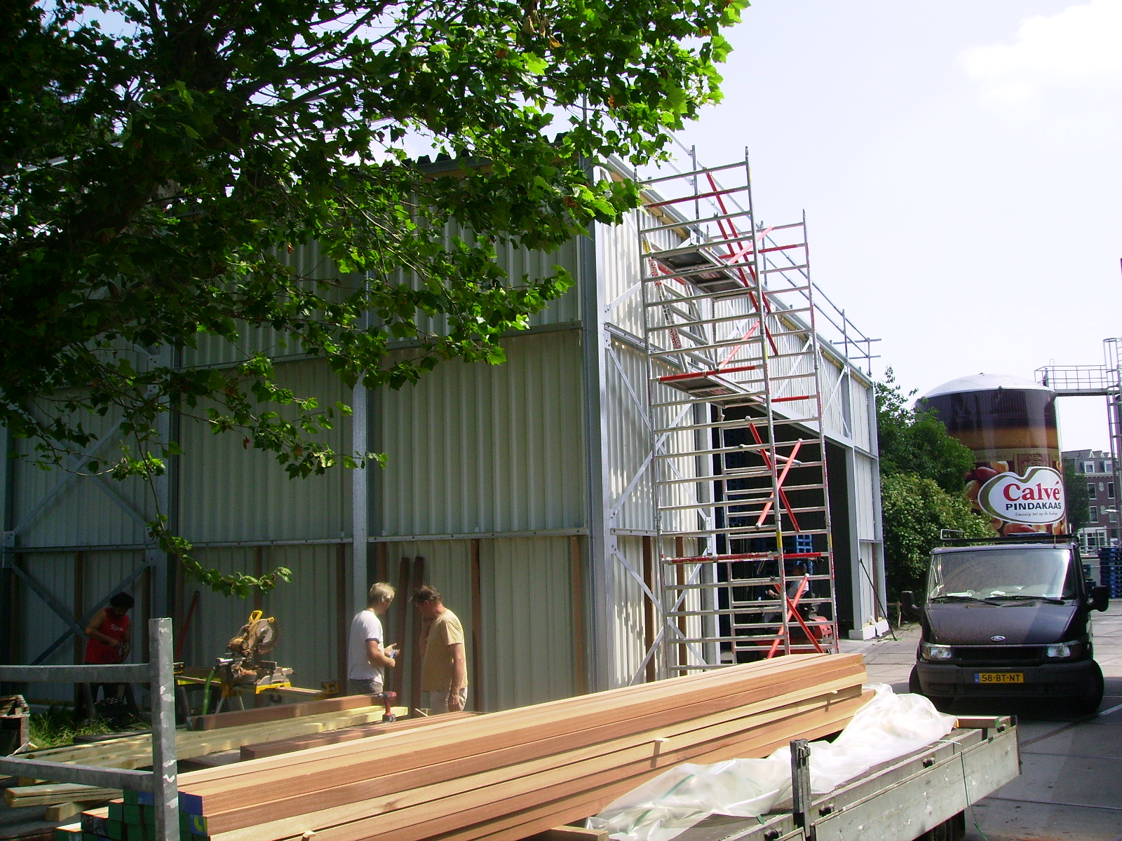 Nieuwbouw palletloods Unilever Dordrecht